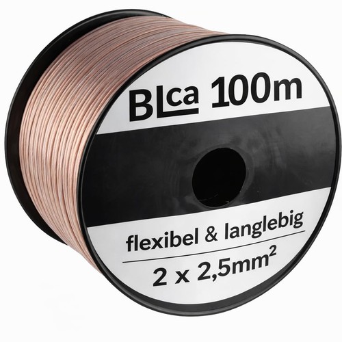 Câble audio enceinte blca - enceinte,